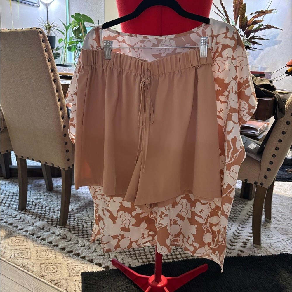 SHEIN Light Brown Mini Shorts
